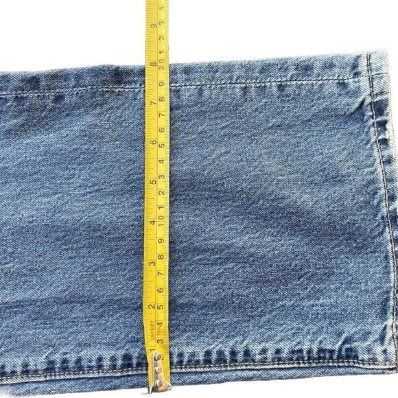 Abercrombie & Fitch Men's Kennan Blue Straight Distressed Stretch Jeans 32x32 - Picture 9 of 16